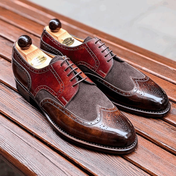 VASS budapest キャップトゥ ダークブラウン 40.5 ツリー付 Budapest * BP - Vass Shoes