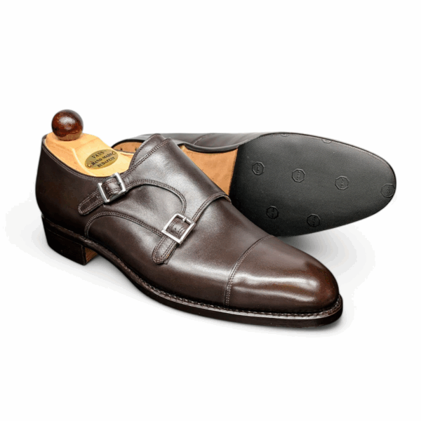 靴 Vass Museum Calf Double monk strap shoes Double Monk - Vass Shoes