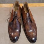 Vass-Shoes-Chukka-boots-two-eyelet-model-F-last-walnut-museum-calf-and-suede-dainite-rubber-sole-top-view